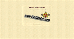 Desktop Screenshot of meritbadge.org